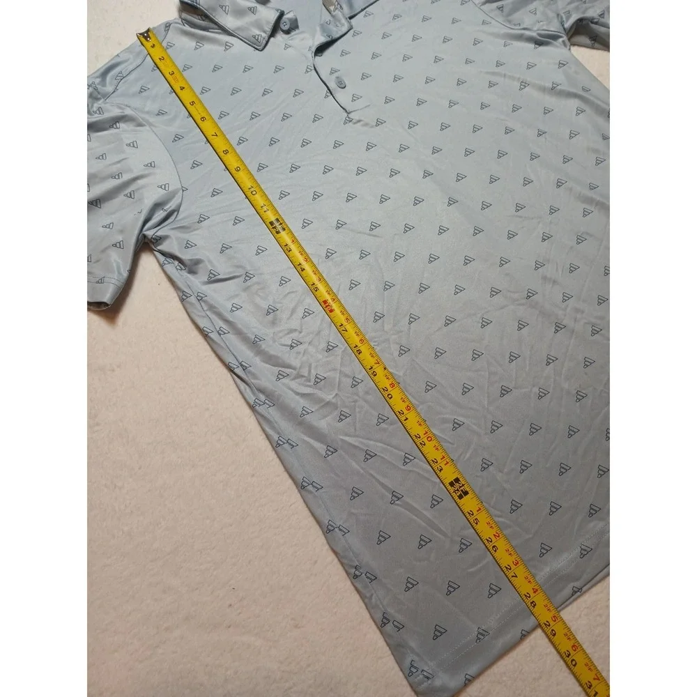 NEW* Adidas P/S‎ Ultimate Polo Men's Size M WDR Blue Golf Shirt Performance